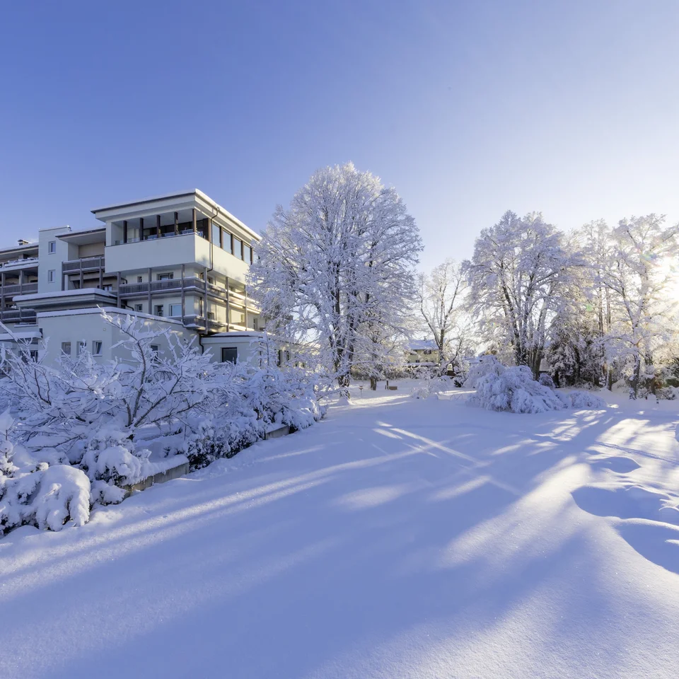 Winterliches Park Igls