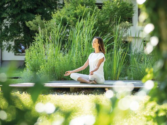 Woman doing yoga
