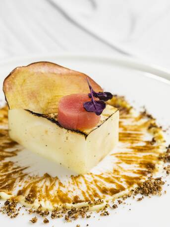 Flambierter Knollensellerie