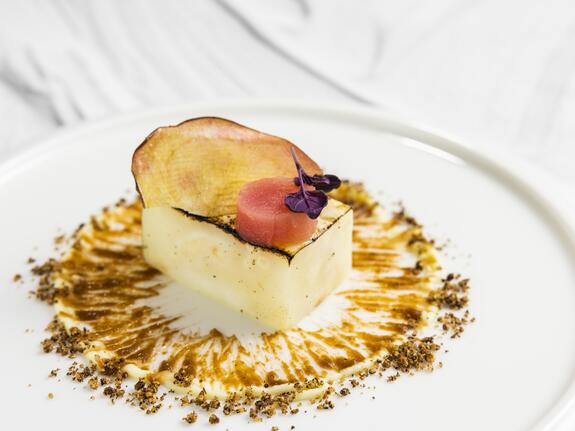 Flambierter Knollensellerie