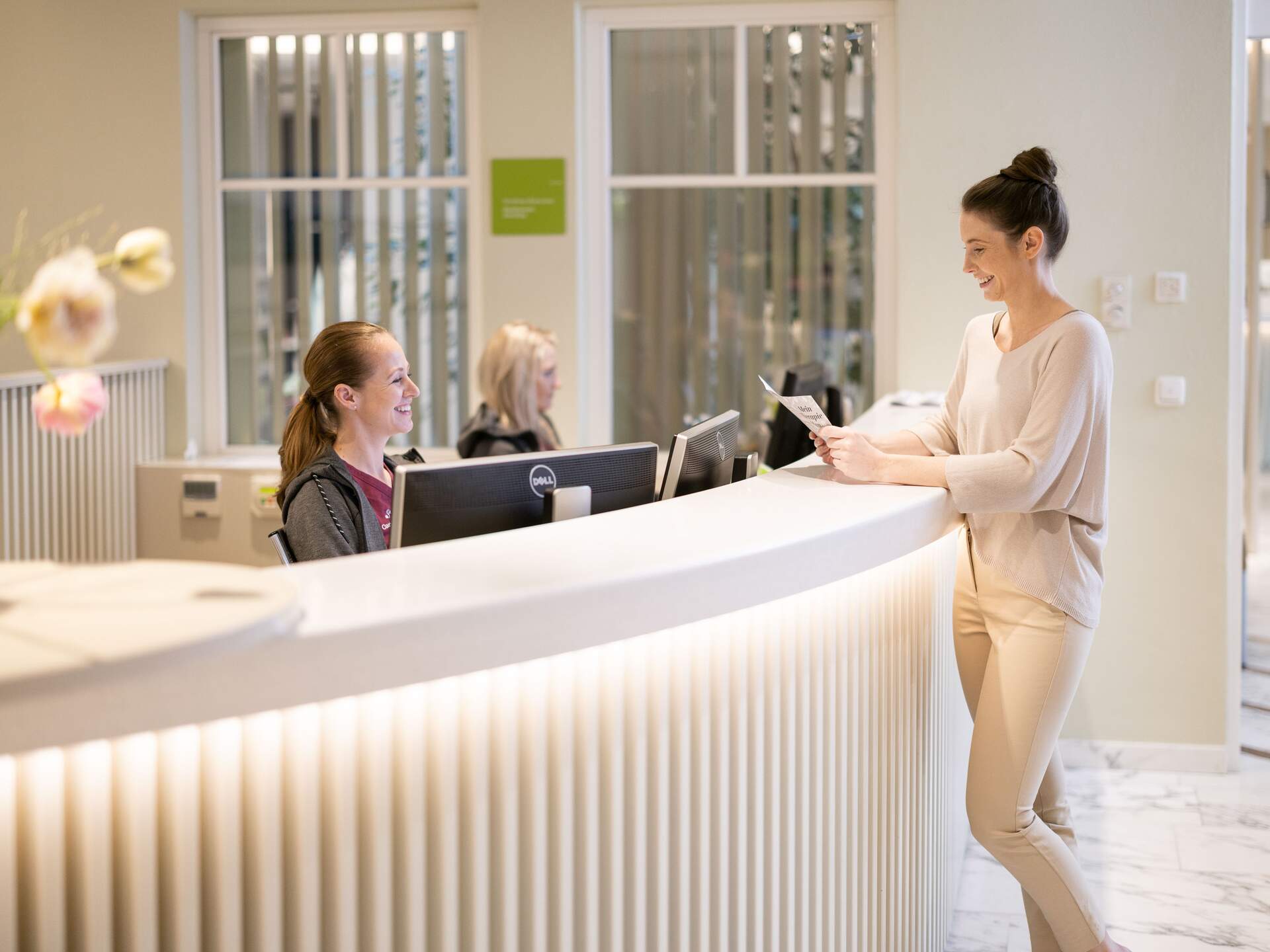 Gästebetreuung Rezeption