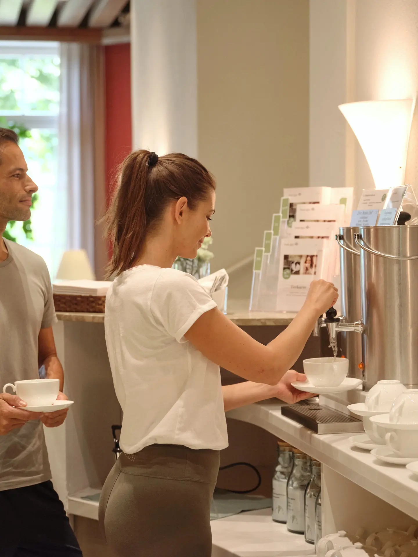 Teestation im Park Igls