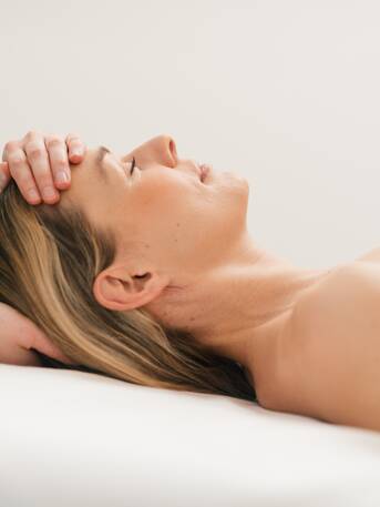 Massagebehandlung Frau