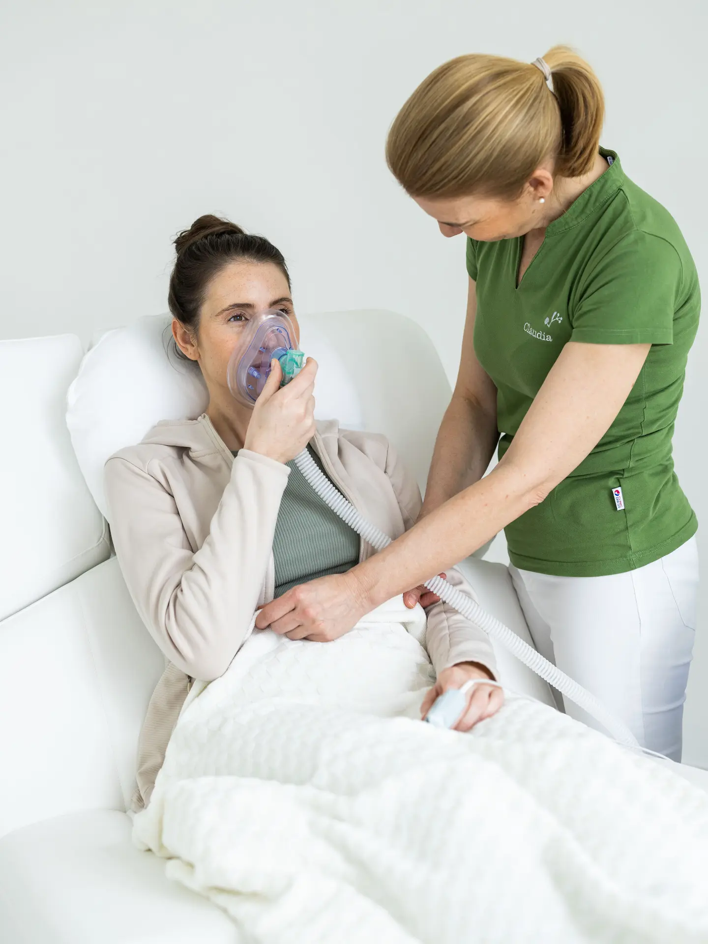 IHHT Training mit Sauerstoffmaske