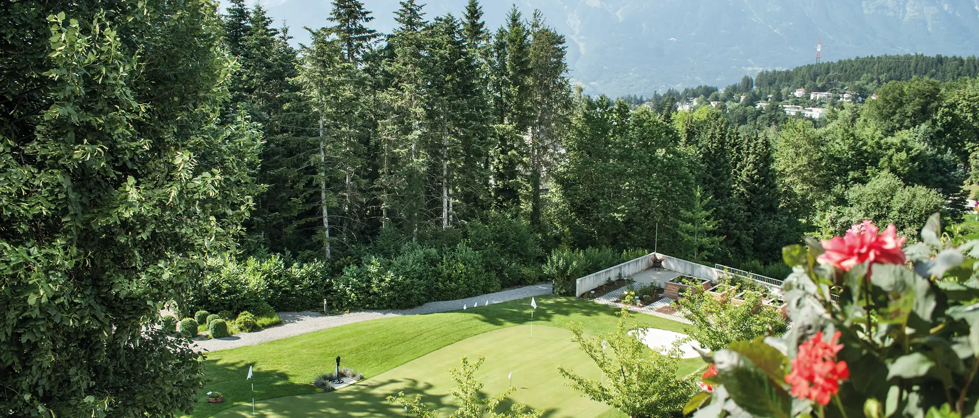 Blick auf den Garten