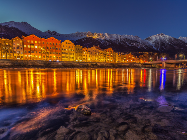 Innsbruck bei Nacht | © Innsbruck Tourismus / Markus Mair