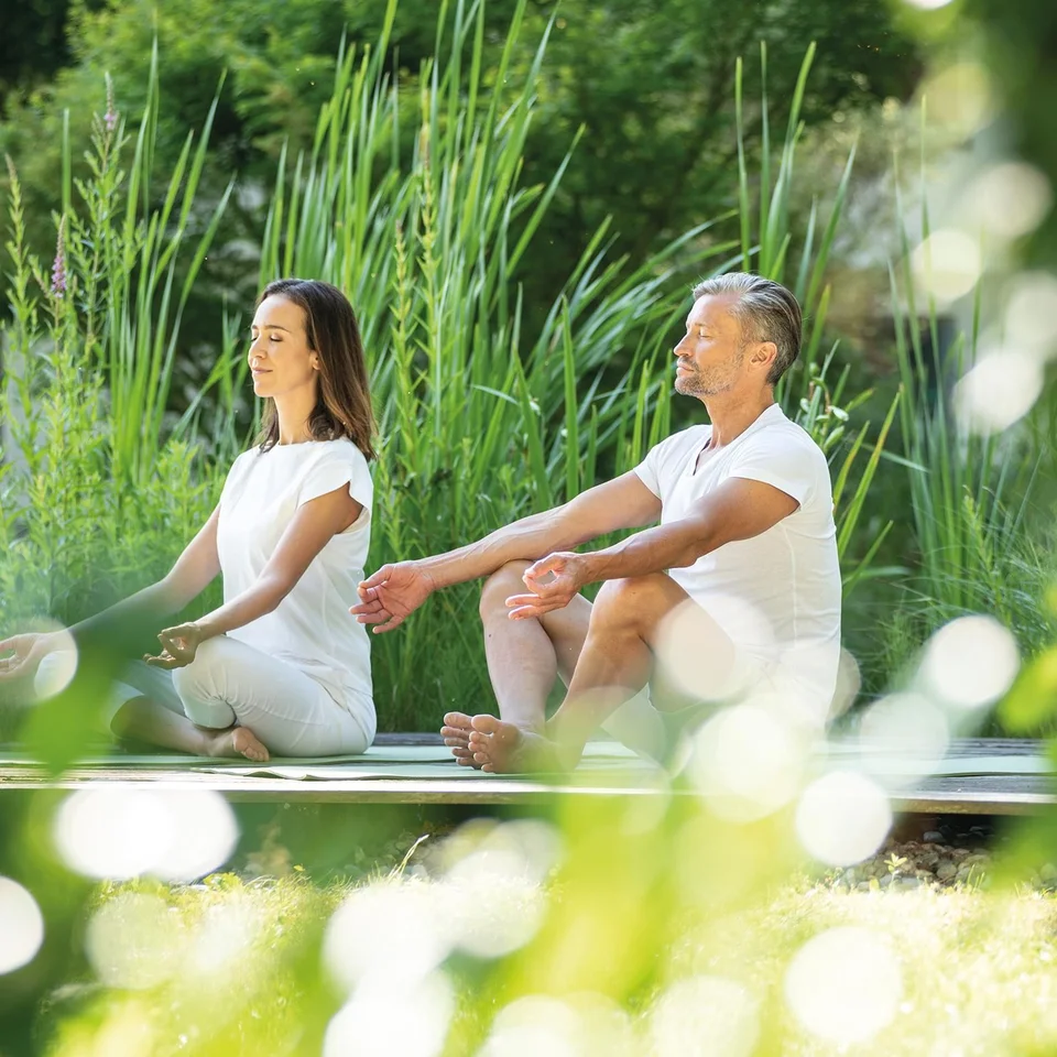 Yoga im Garten